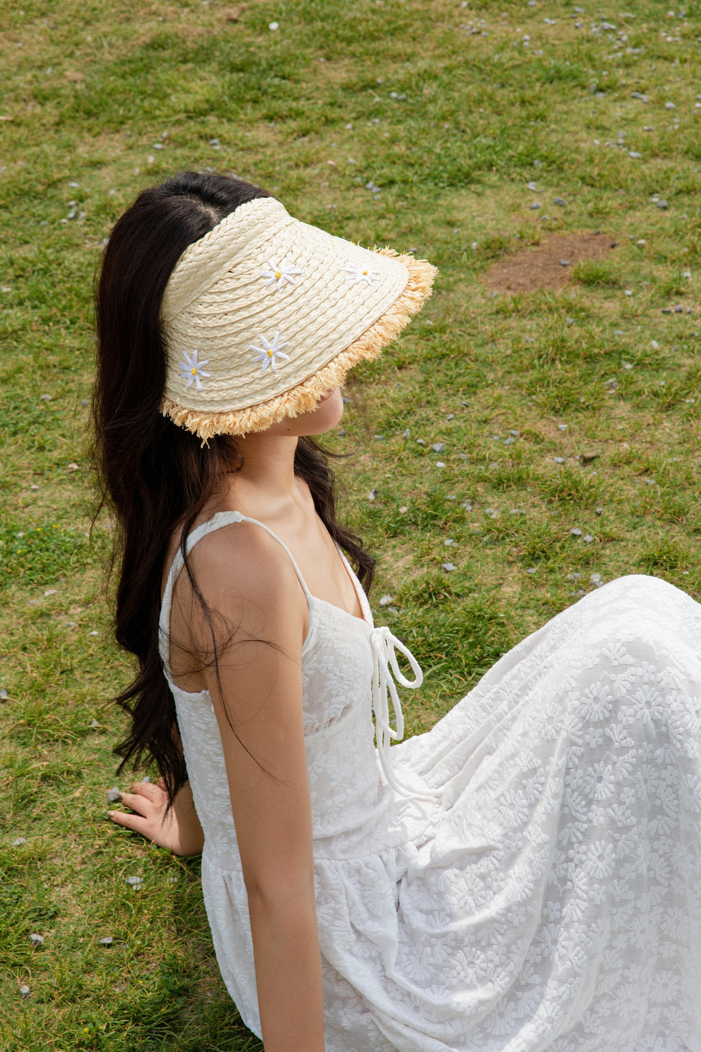 Cottage Daisy Straw Hat