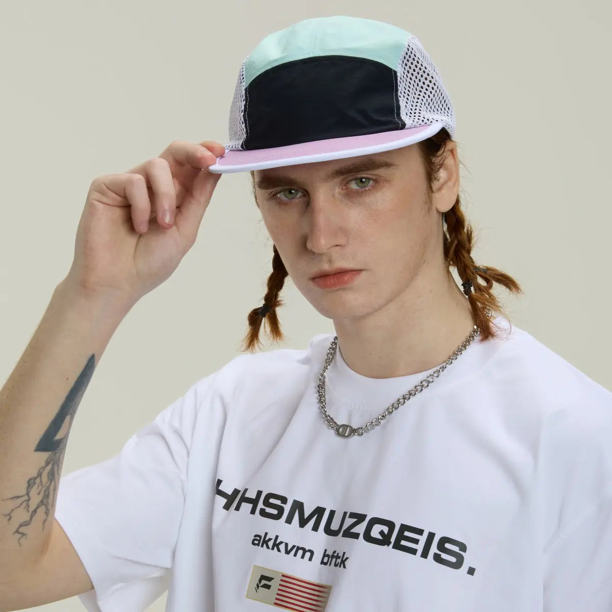 Motion Colour-Block 5-Panel Performance Cap