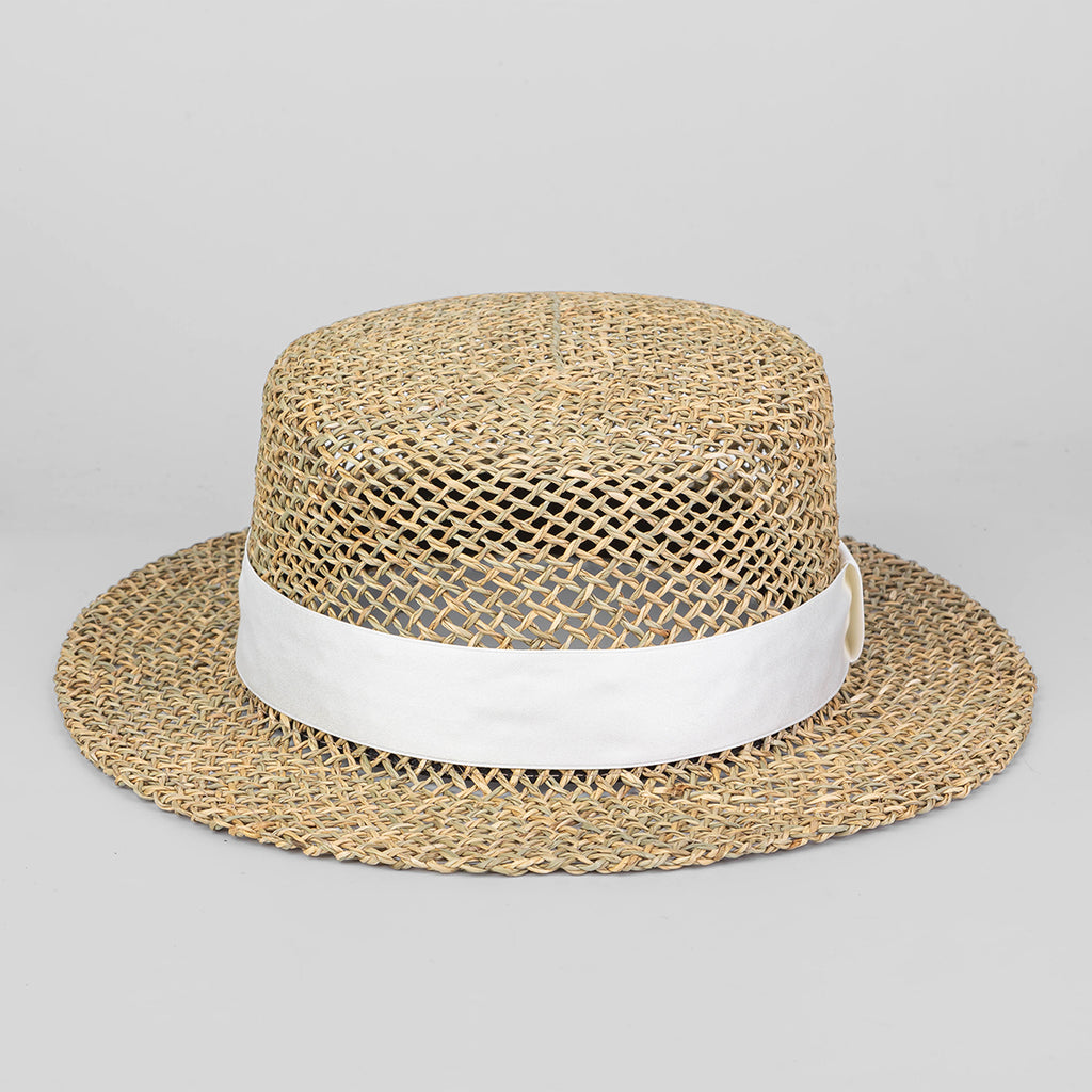 Weekend Saltwater Straw Boater Hat