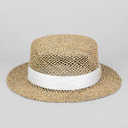 Weekend Saltwater Straw Boater Hat