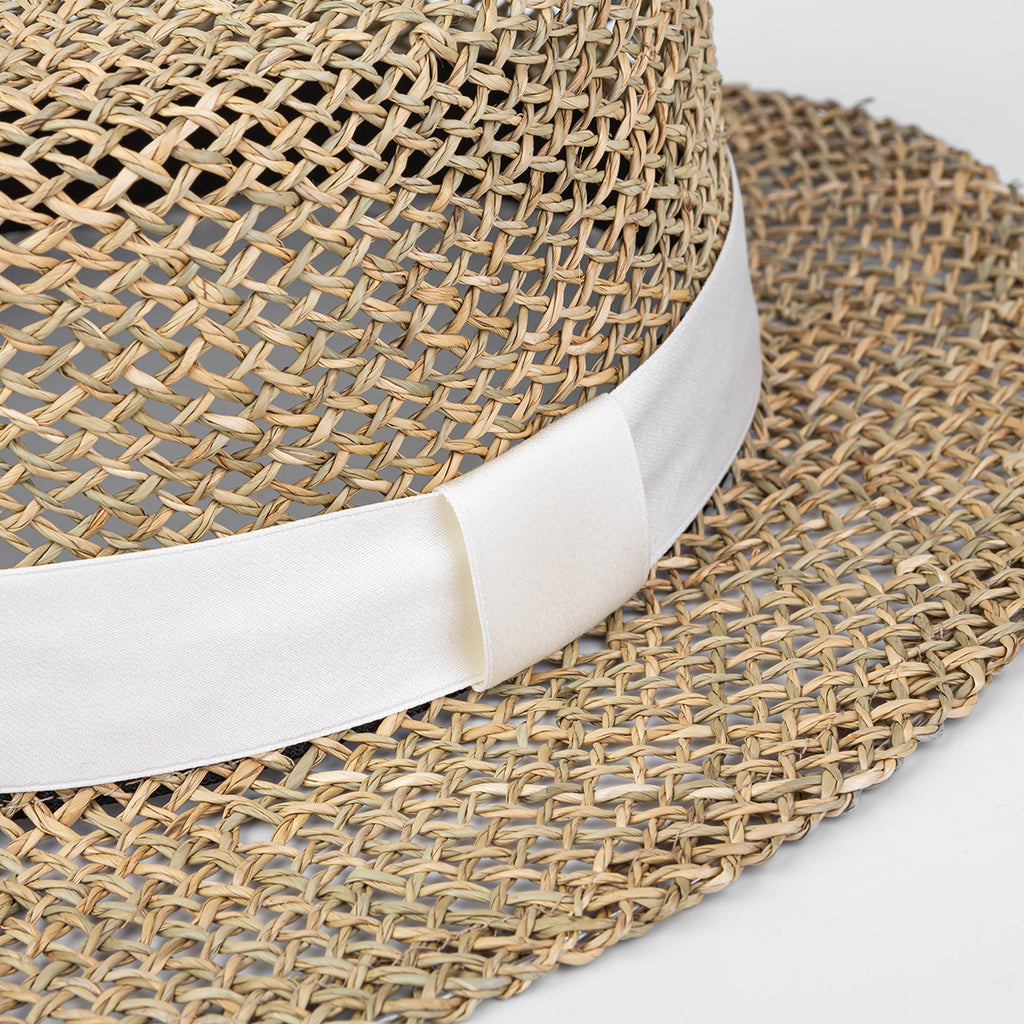 Weekend Saltwater Straw Boater Hat