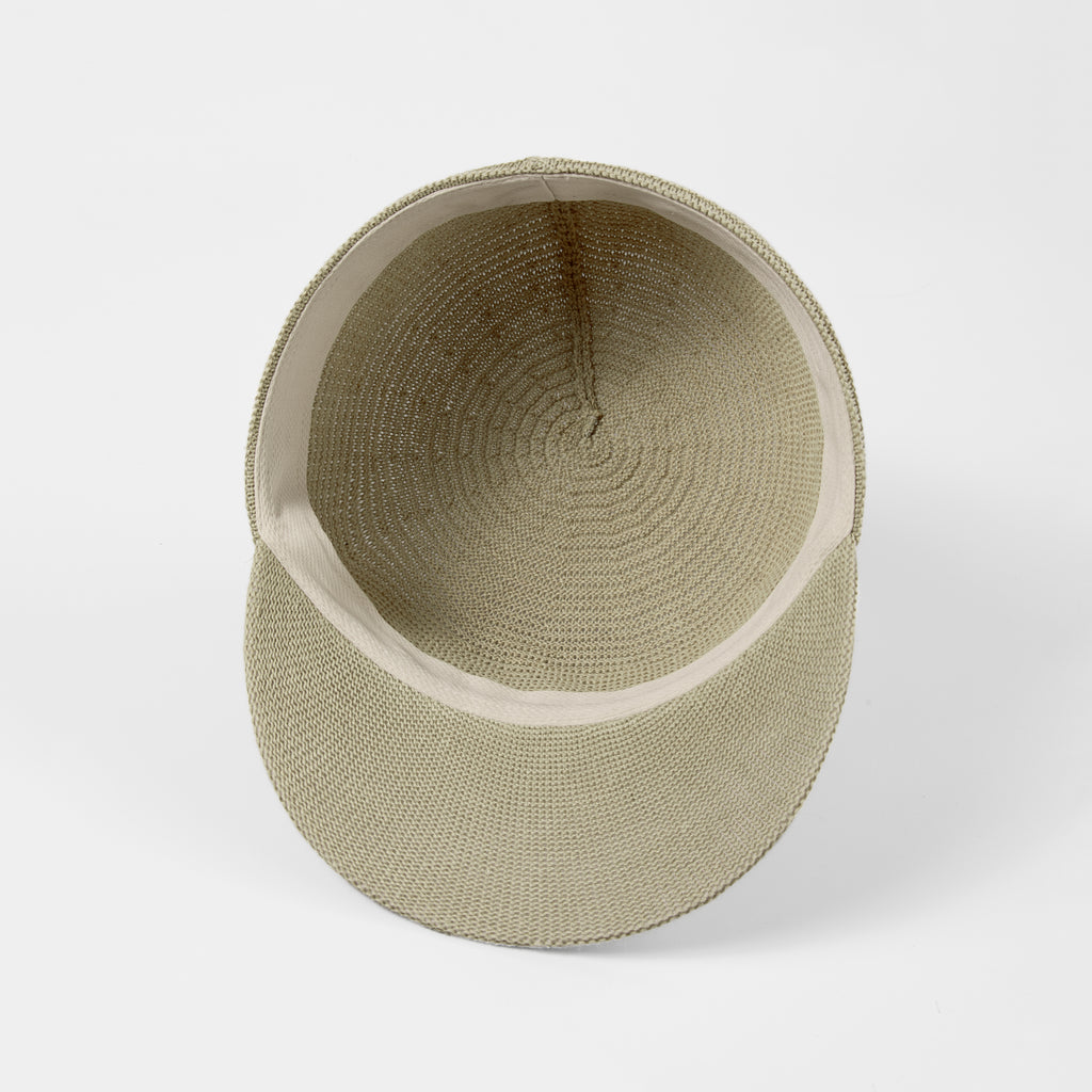 Casquette d'été tissée en mélange de lin