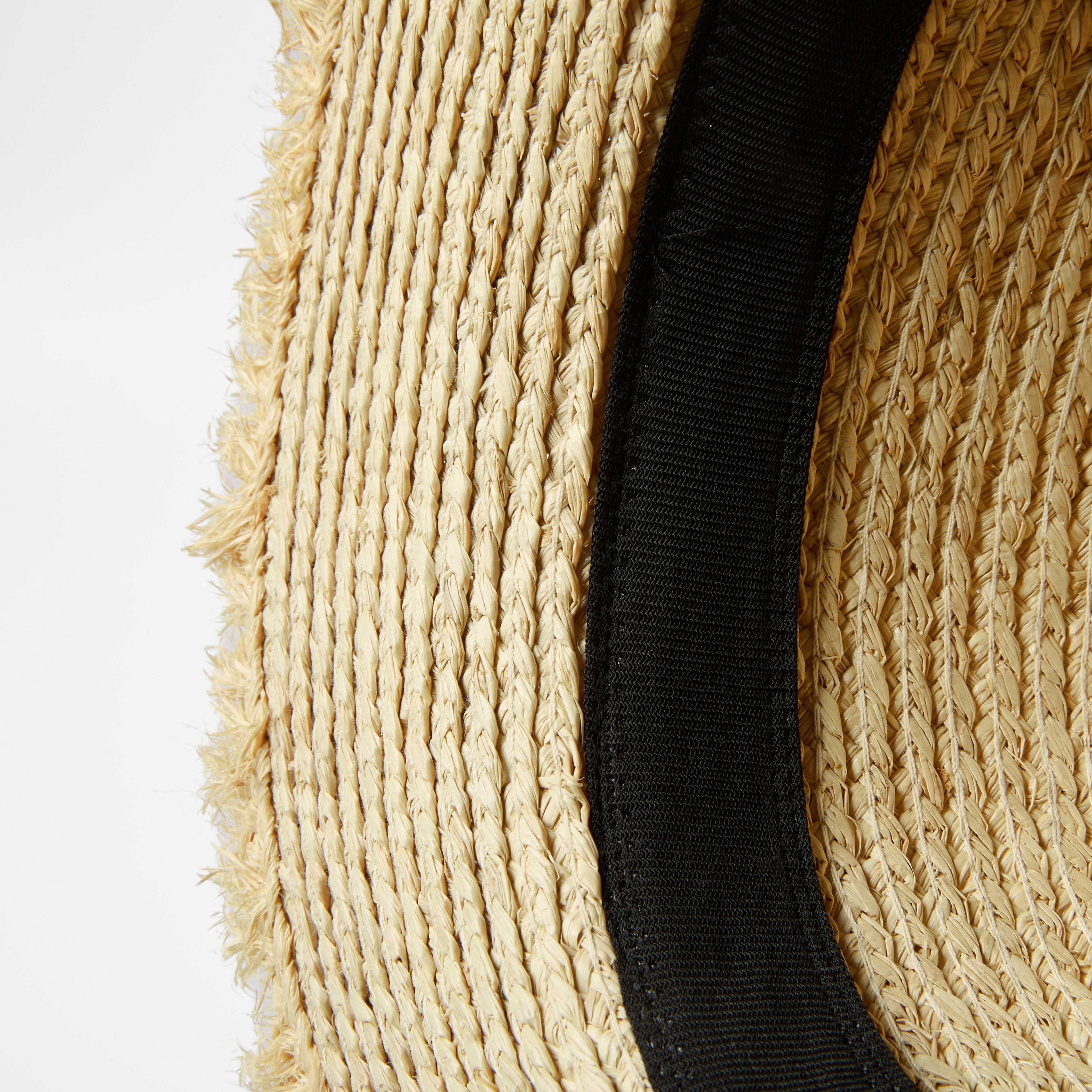 Frayed Bow Sun Hat