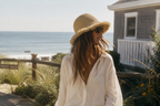 Coastal Frayed Bucket Hat