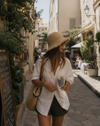 Coastal Frayed Bucket Hat