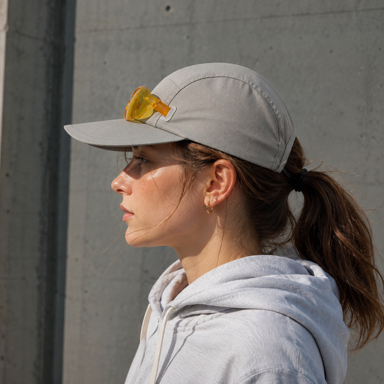 Trail Running Cap with Eyewear Dock