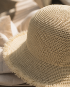 Coastal Frayed Bucket Hat