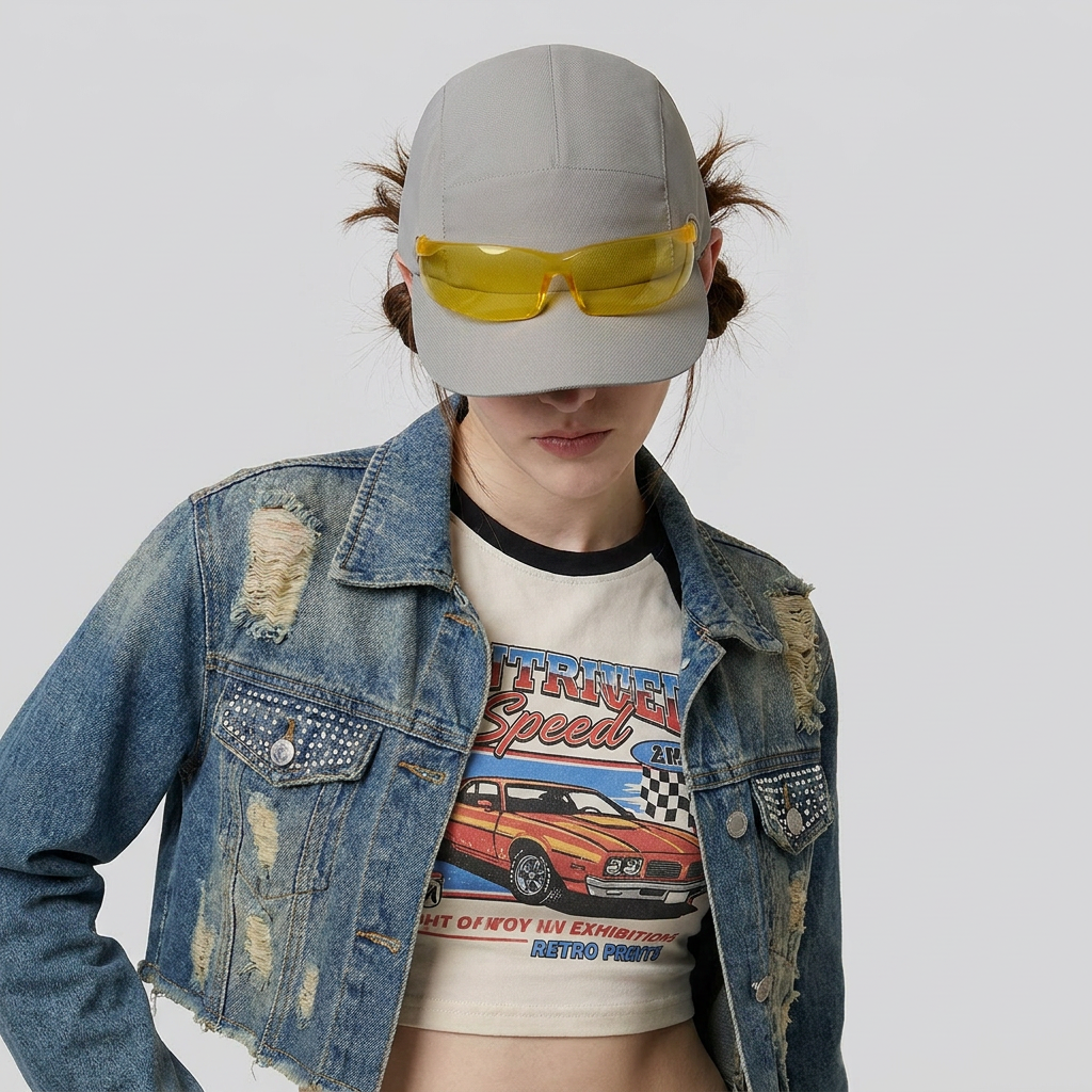 Trail Running Cap with Eyewear Dock